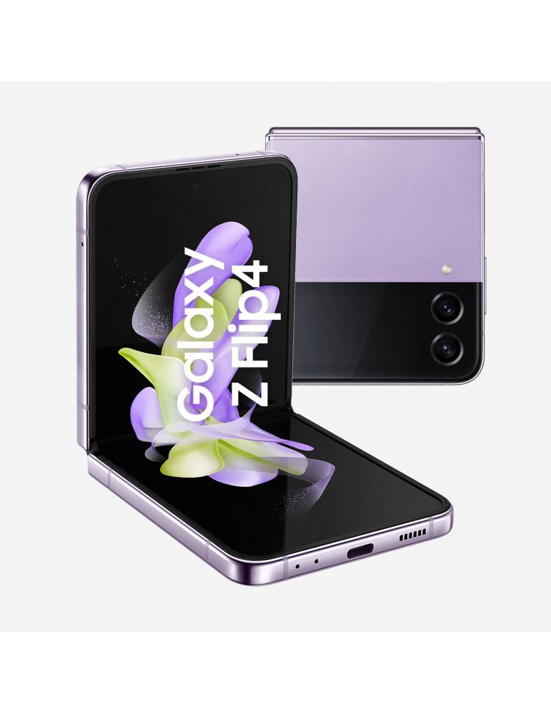 Samsung Galaxy Z Flip4 SM-F721B 17 cm (6.7") Dual SIM Android 12 USB tip-C 8 Giga Bites 256 Giga Bites 3700 mAh Purpuriu