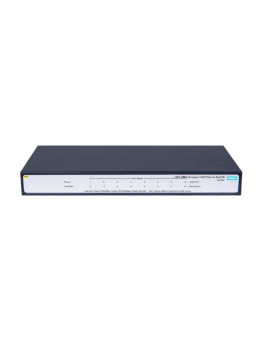 Switch HP 1420 JH330A, 8 porturi, PoE+ Aruba networks - 1