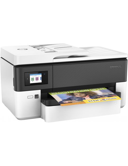 HP OfficeJet Pro Imprimantă 7720 Wide Format All-in-One, Color, Imprimanta pentru Birou mic, Imprimare,copiere,scanare,fax, ADF 