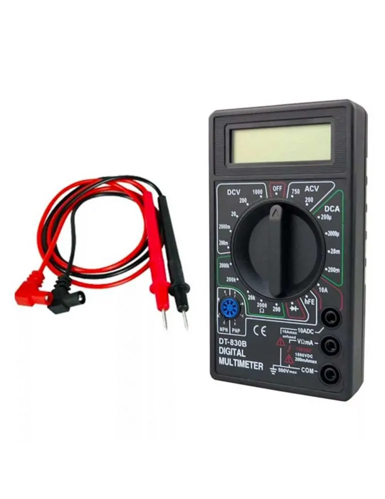 Multimetru digital DT830B, negru