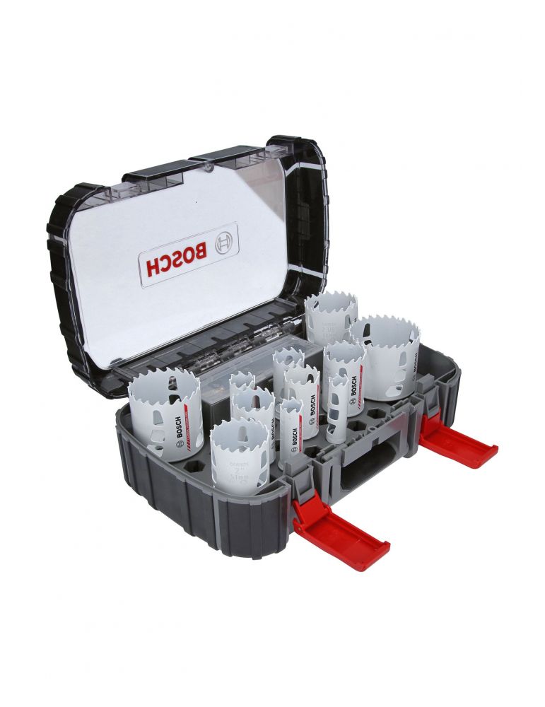 Bosch Caseta 11 carote Endurance for Heavy Duty 20/22/25/32/35/40/44/51/60/68/76 mm