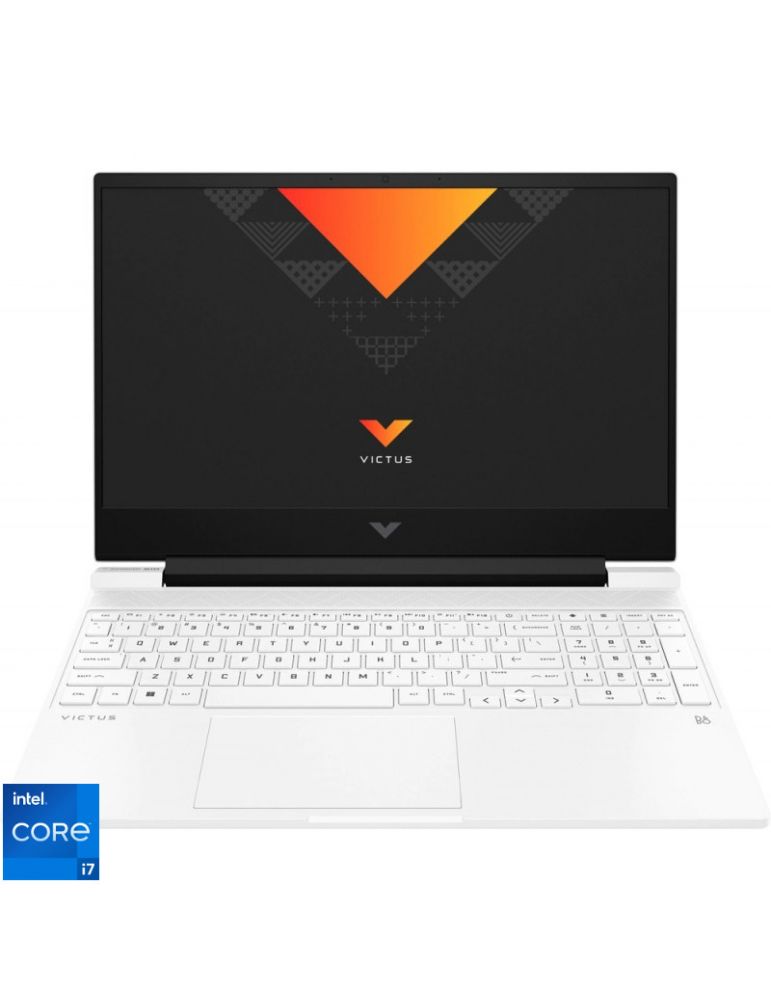 Laptop HP VICTUS 15-FA0020NQ,Intel Core i7-12700H,15.6inch FHD AG 8GB 512GB, PCIe GTX 1650,4GB,FreeDOS 3.0,Ceramic White