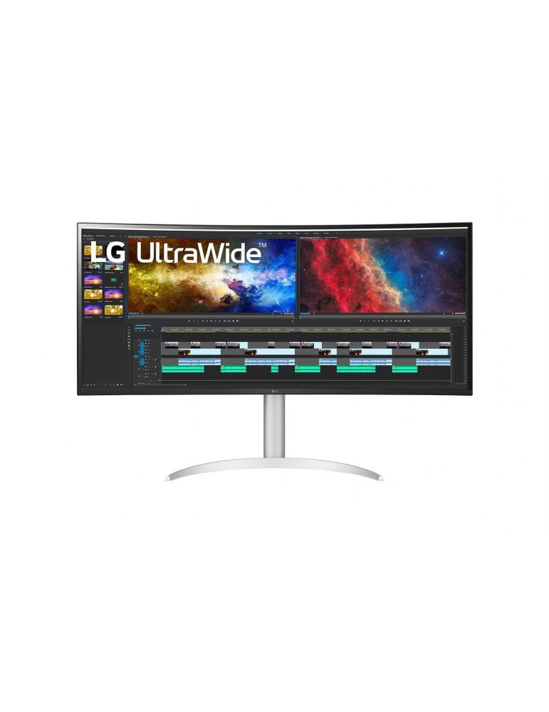 LG 38WP85C-W monitoare LCD 96,5 cm (38") 3840 x 1600 Pixel UltraWide Quad HD+ LED Argint