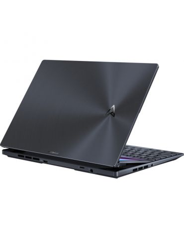 Ultrabook ASUS 14.5''Zenbook Pro 14 Duo OLED UX8402ZA,Intel Core i7-12700H,16GB DDR5,1TB SSD,Intel Iris Xe,Win 11 Pro,Tech Black