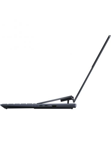Ultrabook ASUS 14.5''Zenbook Pro 14 Duo OLED UX8402ZA,Intel Core i7-12700H,16GB DDR5,1TB SSD,Intel Iris Xe,Win 11 Pro,Tech Black