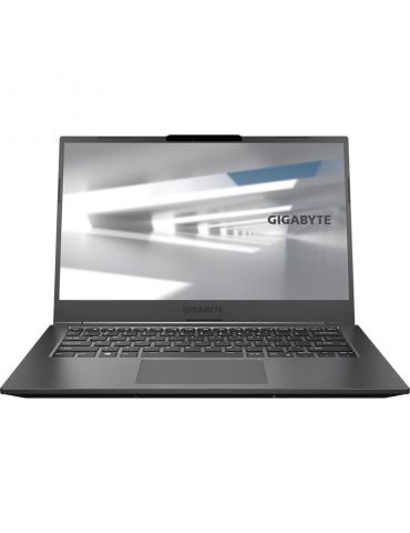 Laptop GIGABYTE U4 UD-50EE823SD,Intel Core i5-1155G7, 14" FHD,RAM 16GB, SSD 512GB, Intel Iris Xe Graphics, Free DOS,Gray Gigabyt