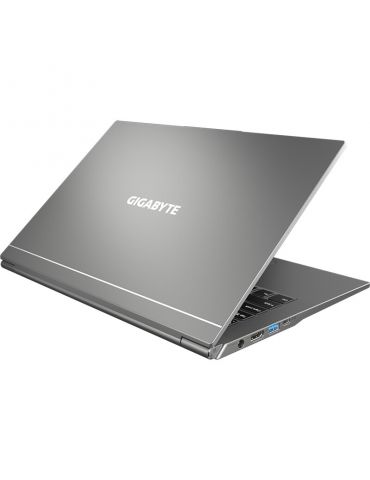 Laptop GIGABYTE U4 UD-50EE823SD,Intel Core i5-1155G7, 14" FHD,RAM 16GB, SSD 512GB, Intel Iris Xe Graphics, Free DOS,Gray Gigabyt