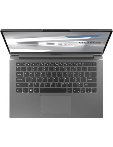 Laptop GIGABYTE U4 UD-50EE823SD,Intel Core i5-1155G7, 14" FHD,RAM 16GB, SSD 512GB, Intel Iris Xe Graphics, Free DOS,Gray Gigabyt