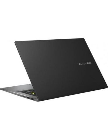 Laptop ASUS VivoBook S14 S433EA-KI2070,Intel Core i7-1165G7,14",RAM 8GB,SSD 512GB,Intel Iris Xe Graphics,No OS,Indie Black Asus 