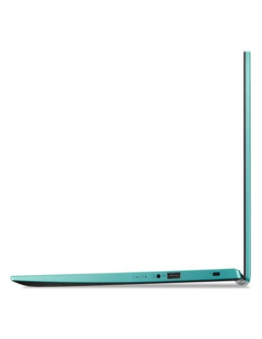 Laptop Acer Aspire 3 A315-35, Intel Celeron Quad Core N5100, 15.6inch, RAM 8GB, SSD 256GB, Intel UHD Graphics, No OS, Blue Acer 