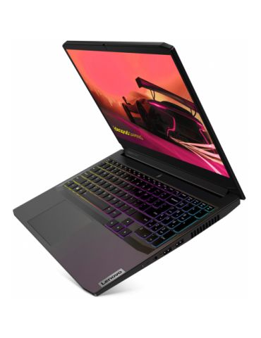 Laptop Lenovo IdeaPad Gaming 3 15ACH6,Ryzen 7 5800H,15.6",RAM 16GB, 512GB,nVidia GeForce RTX 3050 Ti 4GB,Free DOS,Shadow Black L