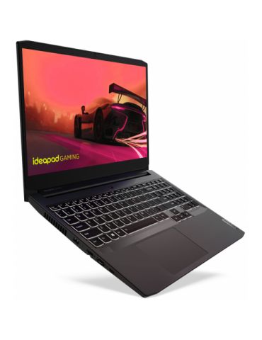 Laptop Lenovo IdeaPad Gaming 3 15ACH6,Ryzen 7 5800H,15.6",RAM 16GB, 512GB,nVidia GeForce RTX 3050 Ti 4GB,Free DOS,Shadow Black L