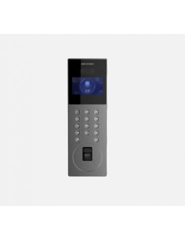 Videointerfon de exterior ip cu recunoastere faciala si amprenta digitala Hikvision - 1