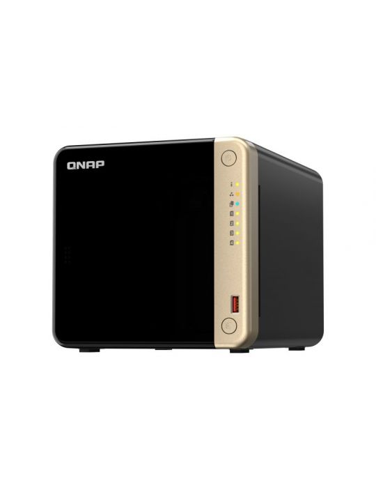 QNAP TS-464-4G NAS & servere de stocare a datelor Tower Ethernet LAN Negru Qnap - 3