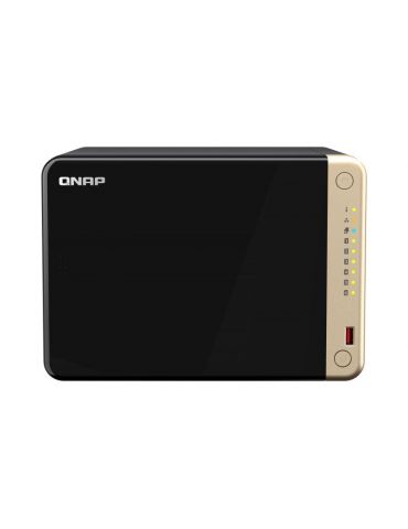 QNAP TS-664-4G NAS & servere de stocare a datelor Tower Ethernet LAN Negru Qnap - 1