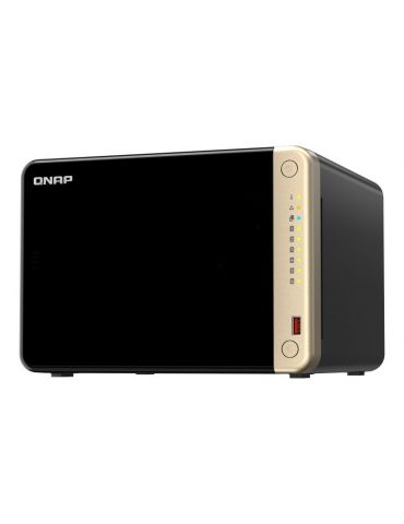 QNAP TS-664-4G NAS & servere de stocare a datelor Tower Ethernet LAN Negru Qnap - 2