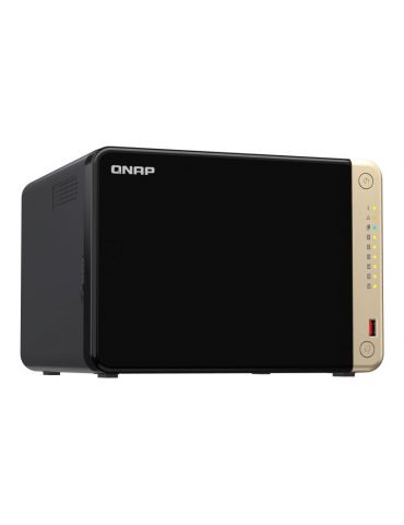 QNAP TS-664-4G NAS & servere de stocare a datelor Tower Ethernet LAN Negru Qnap - 3