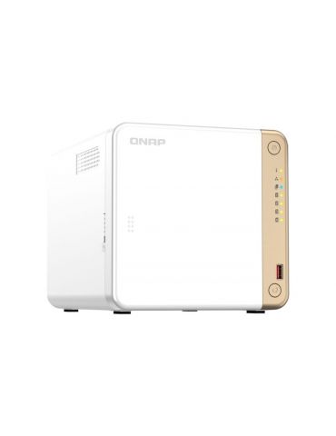 QNAP TS-462-2G NAS & servere de stocare a datelor Tower Ethernet LAN Alb N4505 Qnap - 4