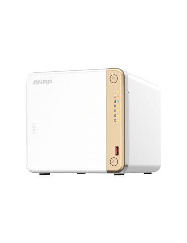 QNAP TS-462-2G NAS & servere de stocare a datelor Tower Ethernet LAN Alb N4505 Qnap - 5