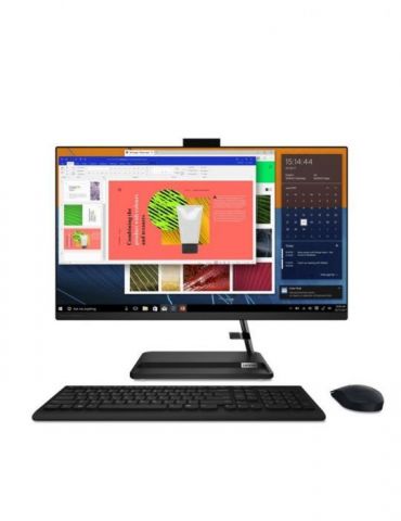 Desktop Lenovo IdeaCentre 3 27ALC6 AIO,AMD Ryzen 5 5625U,27",RAM 16GB,SSD 512GB,AMD Radeon Graphics,No OS,Black Lenovo - 1 - Tik.ro