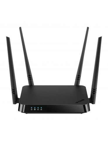 D-Link AC1200 router wireless Gigabit Ethernet Bandă dublă (2.4 GHz/ 5 GHz) 5G Negru D-link - 1 - Tik.ro