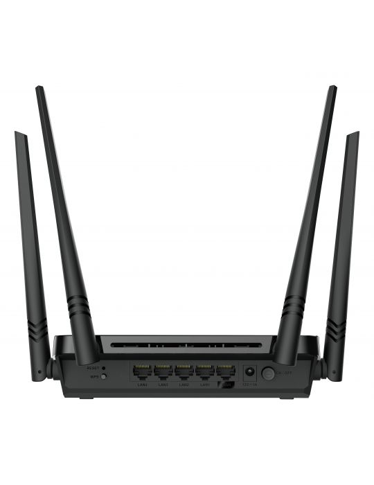 D-Link AC1200 router wireless Gigabit Ethernet Bandă dublă (2.4 GHz/ 5 GHz) 5G Negru D-link - 3