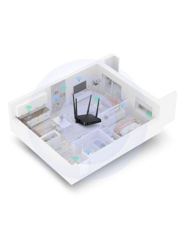 D-Link AC1200 router wireless Gigabit Ethernet Bandă dublă (2.4 GHz/ 5 GHz) 5G Negru D-link - 7