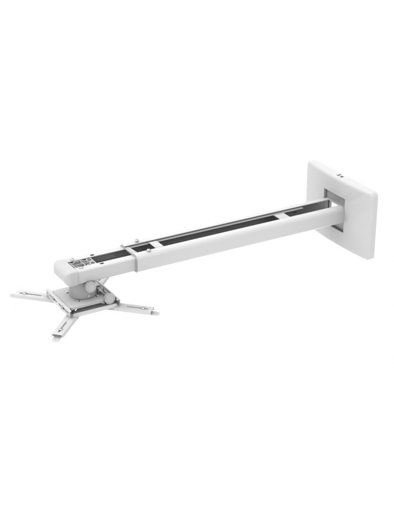 Suport videoproiector de perete blackmount ct-prb-11l distanta perete-proiector 1100-1500mm max.10kg alb