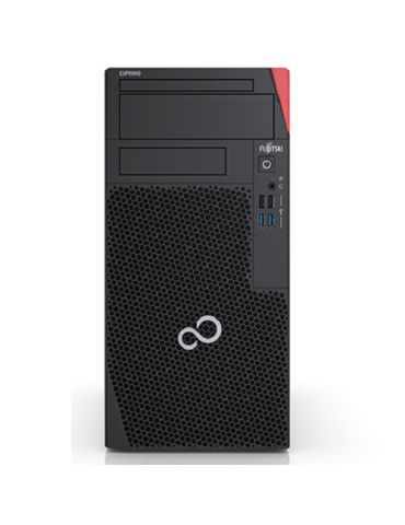 Desktop Fujitsu Esprimo P5011 ESTAR Tower, Intel Core i5-10400, RAM 8GB, SSD 256GB, Intel UHD Graphics 630, No OS, Black Fujitsu - Tik.ro