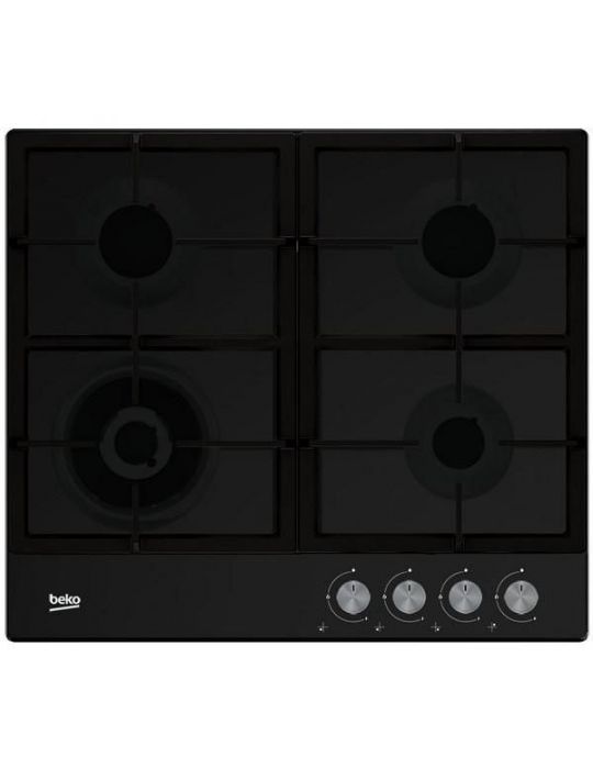 Plita cu gaz incorporabila beko hiaw64225sb 4 arzatoare suprafata inox Beko - 1