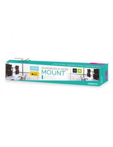 Suport 4 monitoare vesa 100x100 13-27 inch Omega - 1