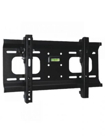 Suport tv 32-55 inch plat+nivela negru Cabletech - 1 - Tik.ro