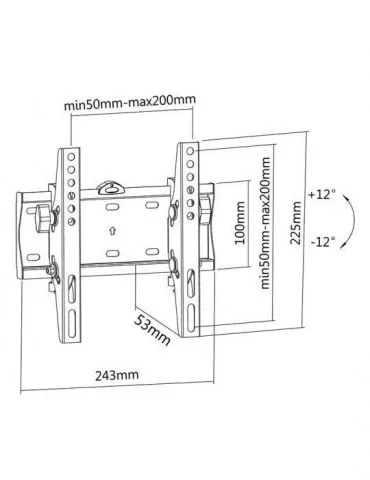 Suport universal led tv 23-42 inch  - 1