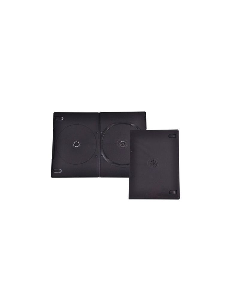 Dvd box quer 5.2mm double black hq 10buc