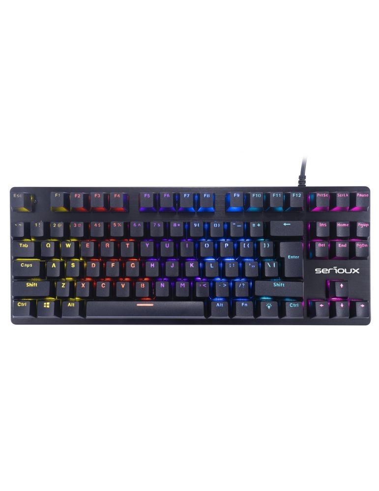 Tastatura Serioux Freya, RGB LED, USB, Black