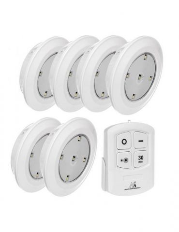 Set 6 lampi led cu telecomanda mce0165  - 1 - Tik.ro