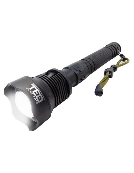 Lanterna 13w aluminiu cu acumulator 2x 18650 TED Electric - 1