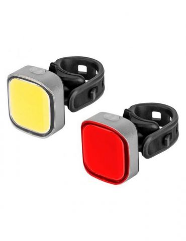 Set iluminat bicicleta fata spate usb Rebel - 1 - Tik.ro