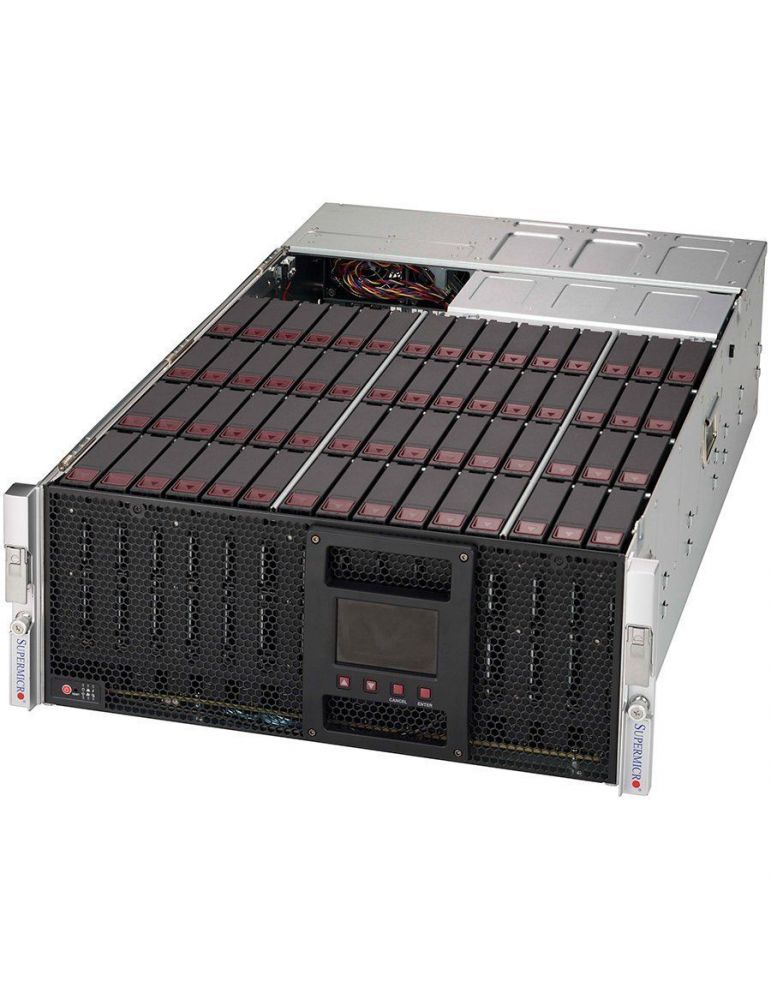 Supermicro assembled server based on cse-946se1c-r1k66jbod 60 x wd/hgst 3.518tb