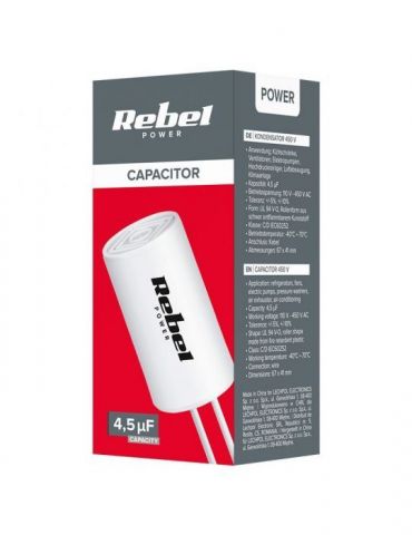 Condensator motor 4.5uf 450v fir Rebel - 1