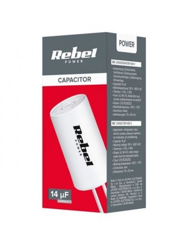 Condensator motor 14uf 450v fir Rebel - 1