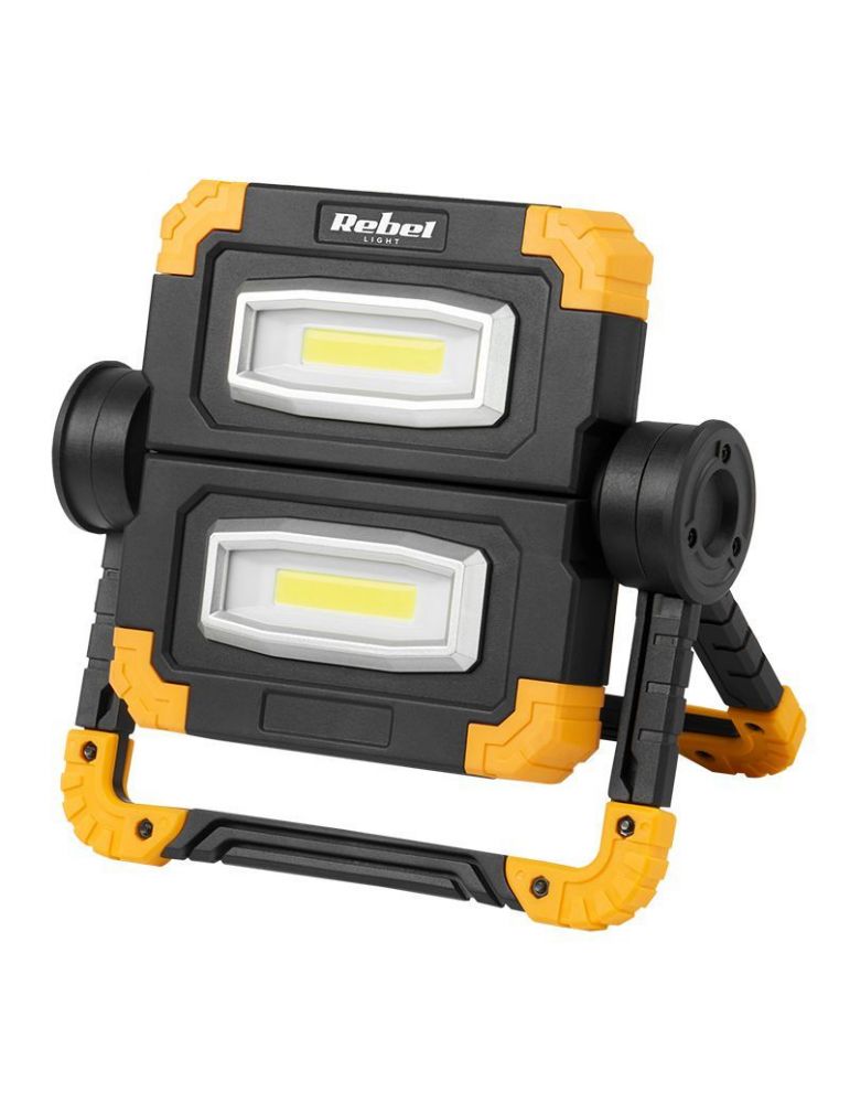 Reflector led 2x cob 20w acumulator 6500k reb