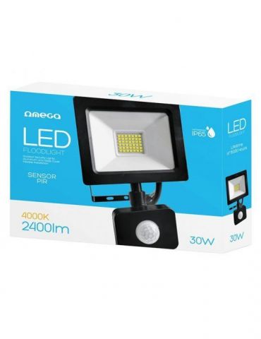 Reflector led cu senzor 4200k 30w omega Omega - 1