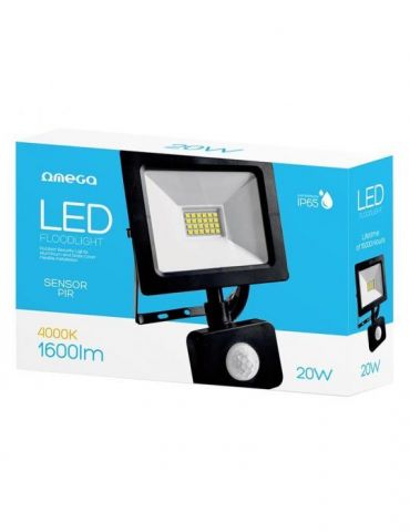 Reflector led cu senzor 4200k 10w omega Omega - 1