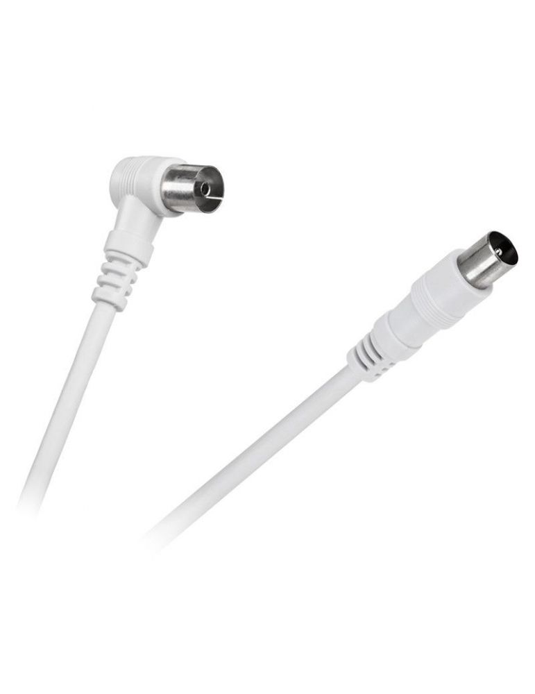 Cablu rf video alb mufa dreapta- 90gr 2.5m