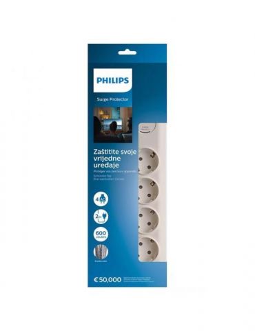 Prelungitor surge protector 4 prize philips Philips - 1