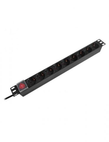 Pdu rack 19 inch 9 prize switch 16a 2m emtex Emtex - 1 - Tik.ro