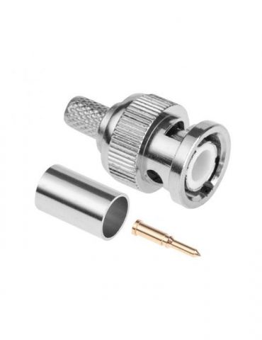 Mufa bnc rg59 tata pentru sertizare  - 1 - Tik.ro