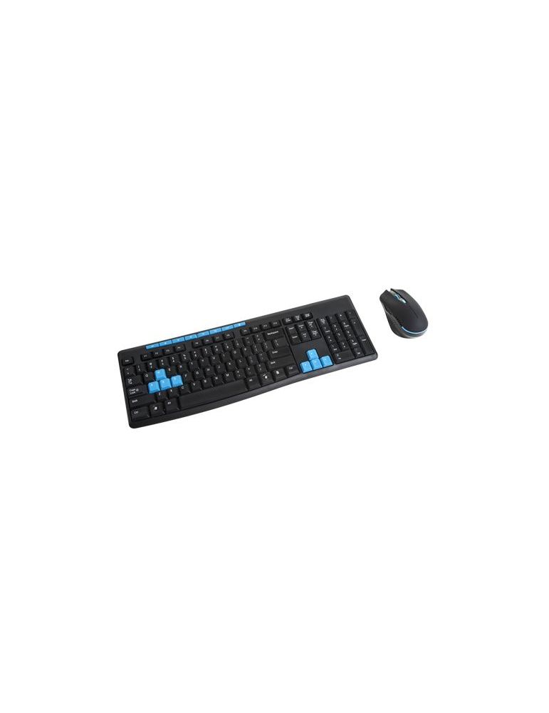 Kit tastatura si mouse wireless gamer quer