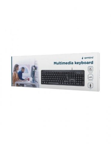 Tastatura multimedia usb gembird Gembird - 1